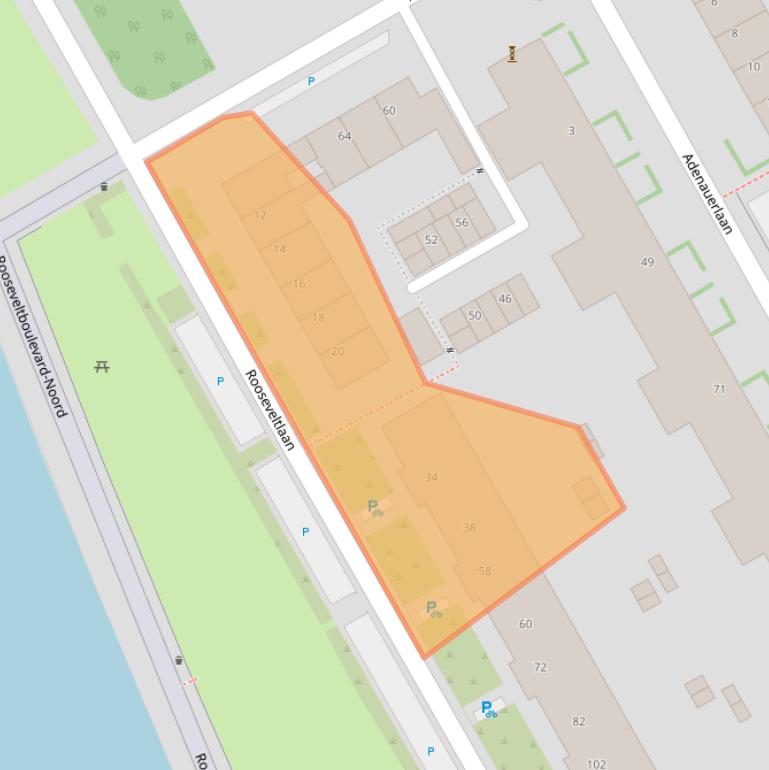 Kaart van postcodegebied 3527AE.