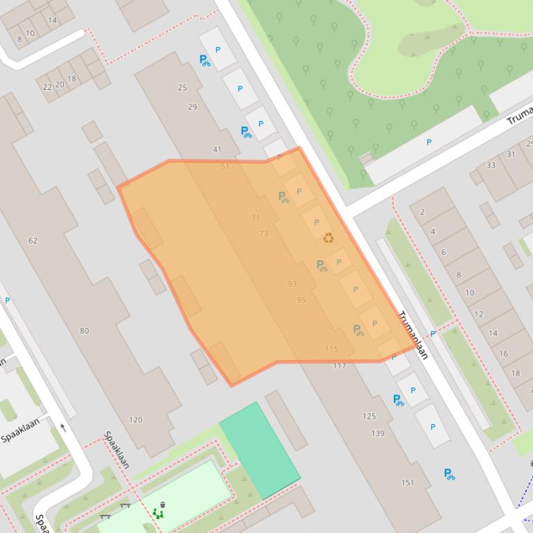 Kaart van postcodegebied 3527BC.