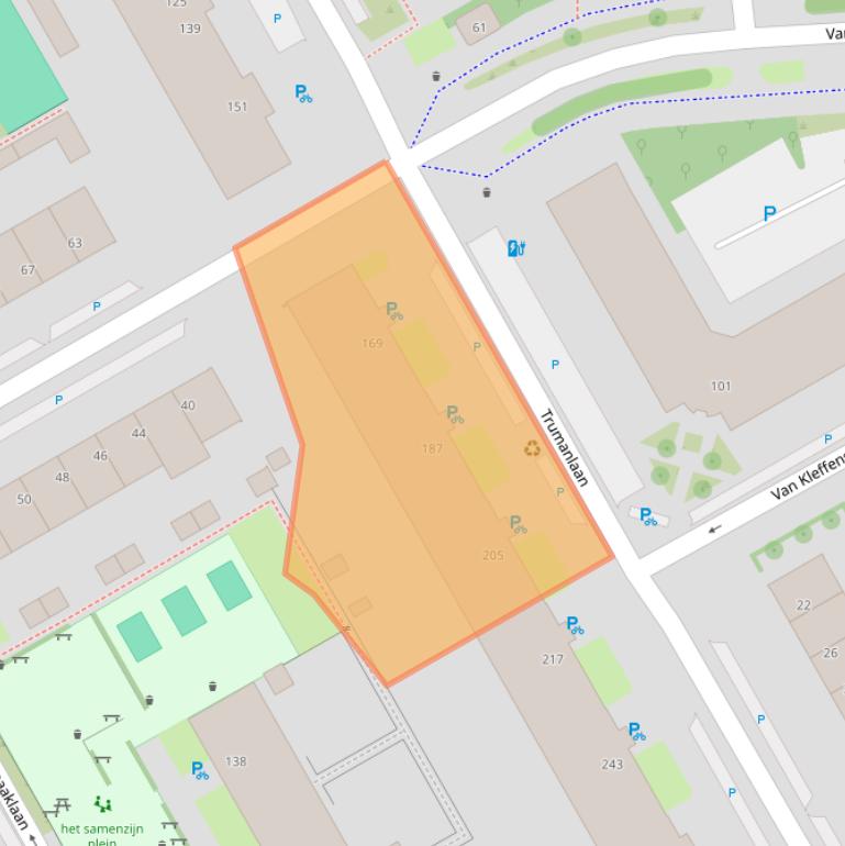 Kaart van postcodegebied 3527BE.