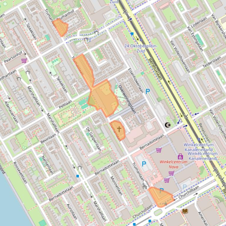 Kaart van postcodegebied 3527BR.