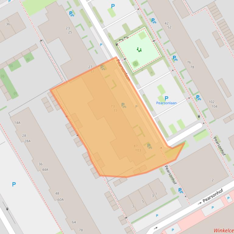 Kaart van postcodegebied 3527CB.