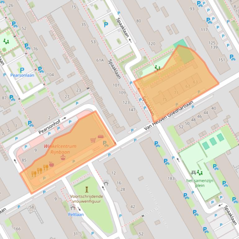 Kaart van postcodegebied 3527CG.
