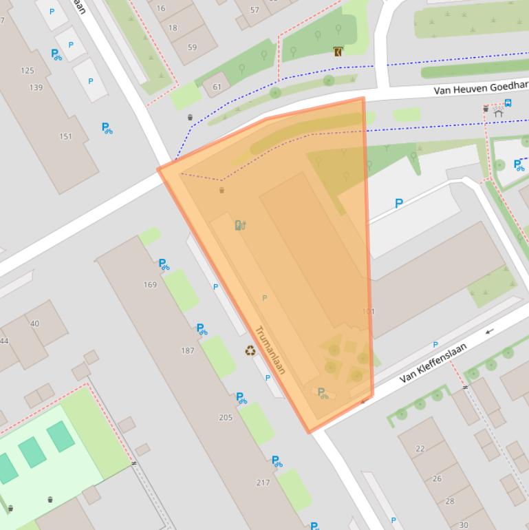 Kaart van postcodegebied 3527CR.