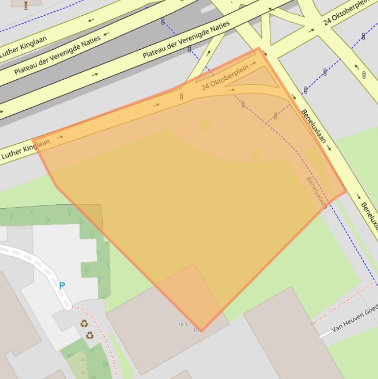 Kaart van postcodegebied 3527DT.