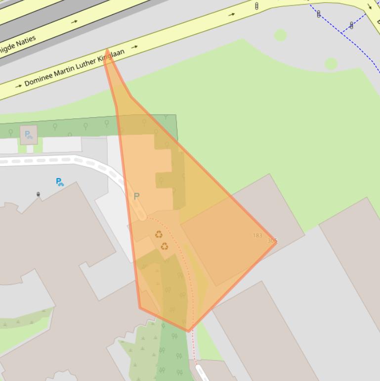 Kaart van postcodegebied 3527DV.