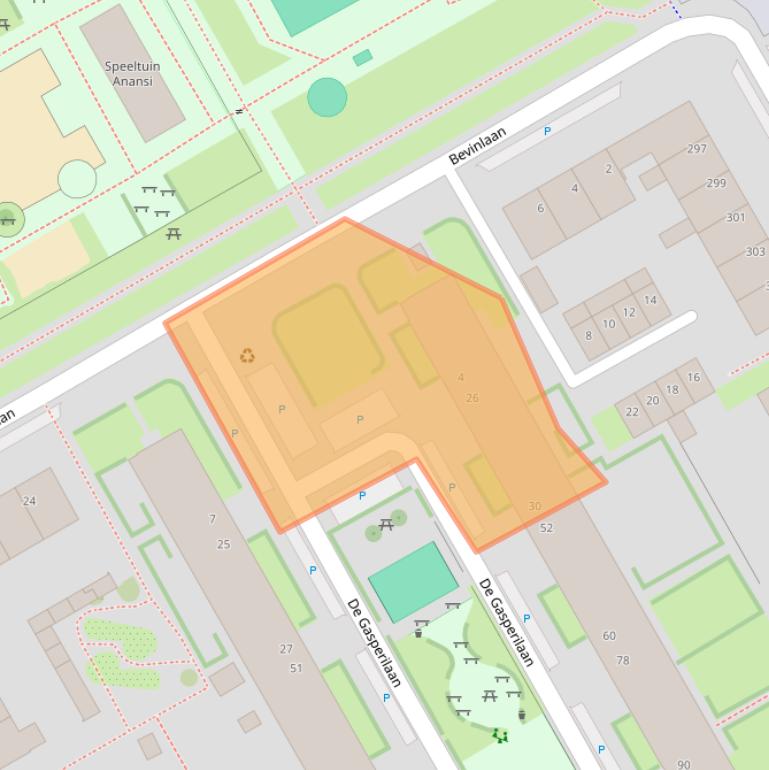 Kaart van postcodegebied 3527GE.