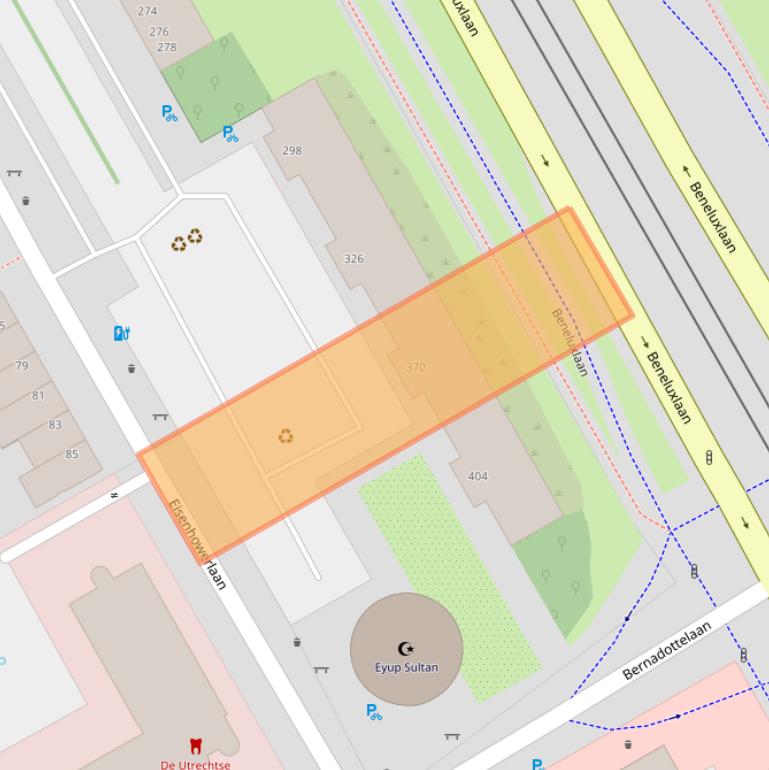 Kaart van postcodegebied 3527HP.