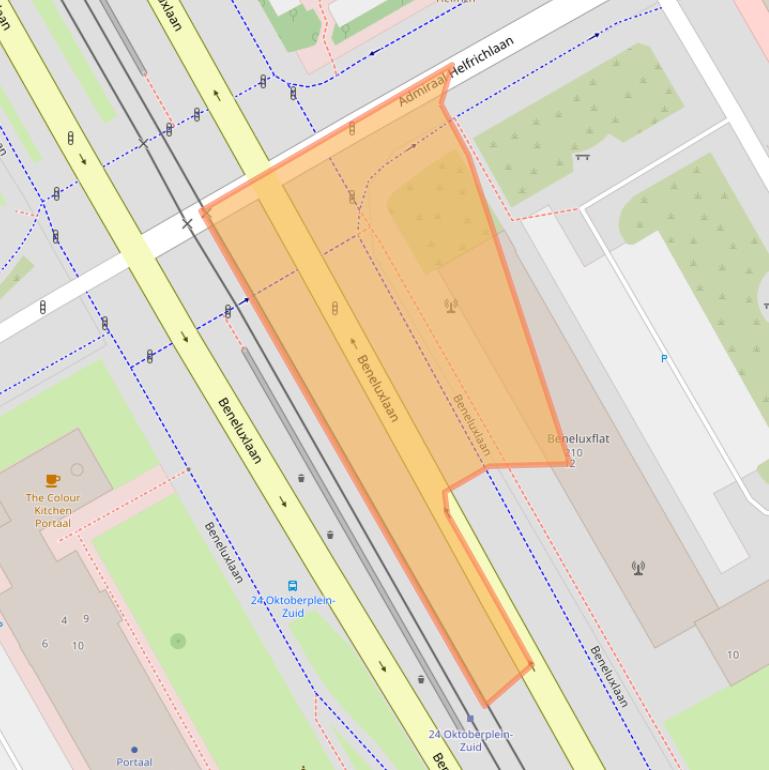 Kaart van postcodegebied 3527HW.