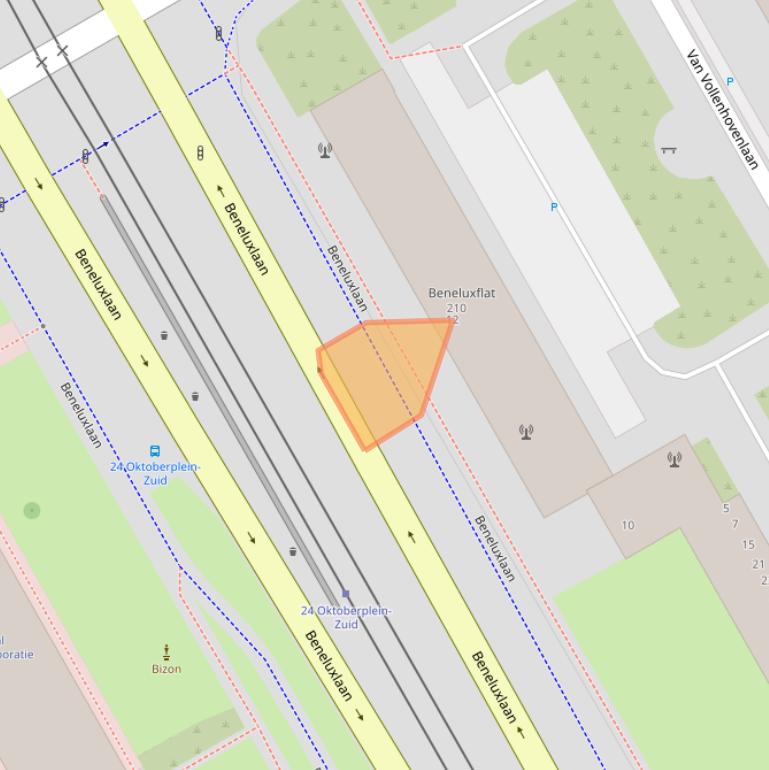 Kaart van postcodegebied 3527HX.