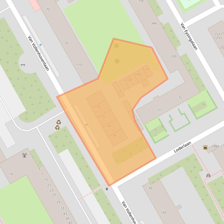 Kaart van postcodegebied 3527JT.