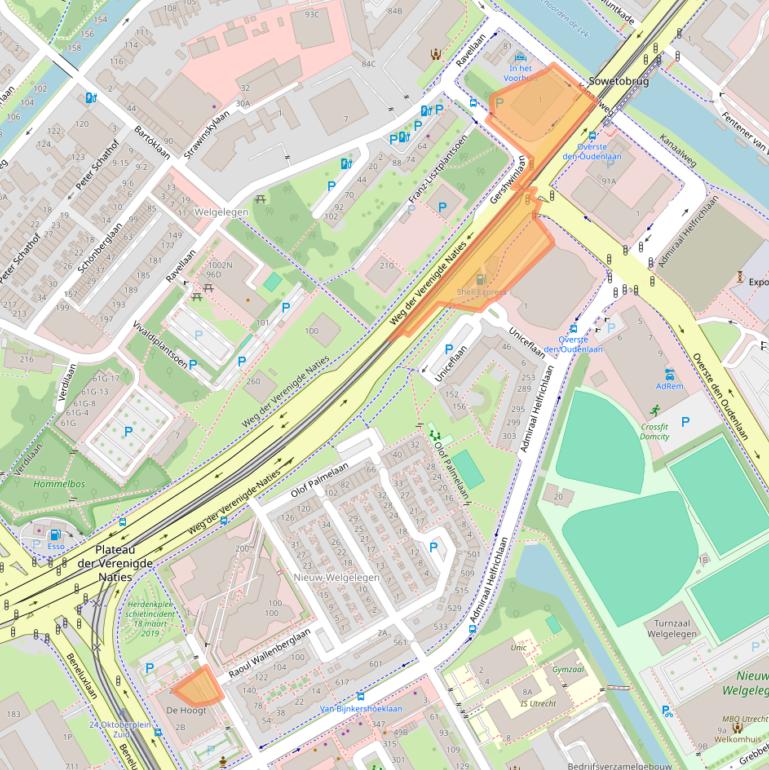 Kaart van postcodegebied 3527KT.