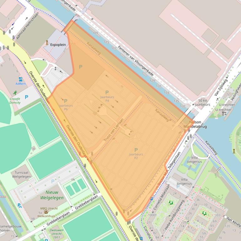 Kaart van postcodegebied 3527KZ.