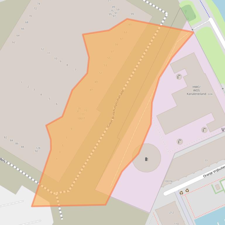 Kaart van postcodegebied 3527LR.