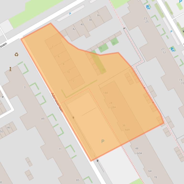 Kaart van postcodegebied 3527RH.