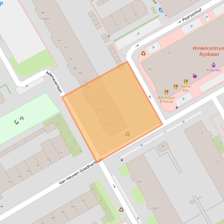 Kaart van postcodegebied 3527RK.