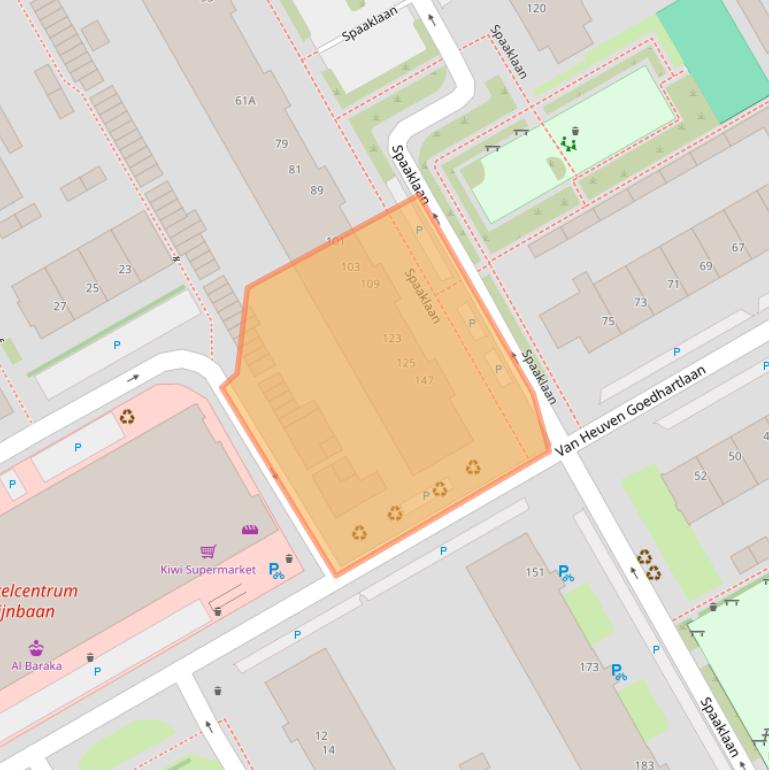 Kaart van postcodegebied 3527SE.