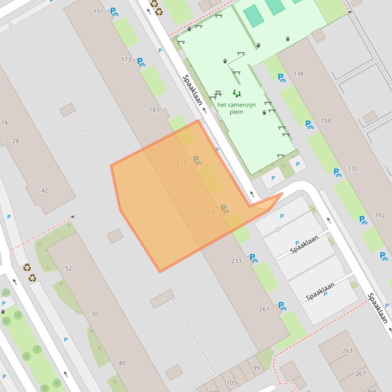 Kaart van postcodegebied 3527SH.