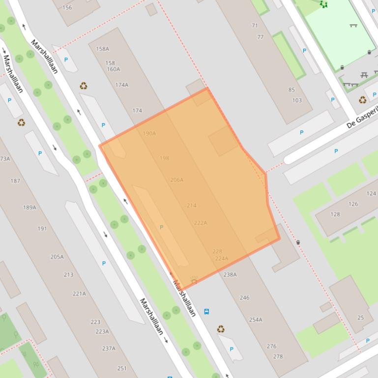 Kaart van postcodegebied 3527TR.