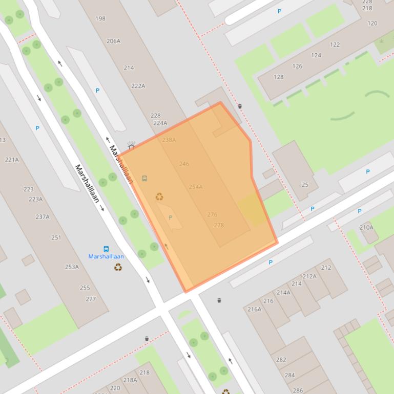 Kaart van postcodegebied 3527TS.