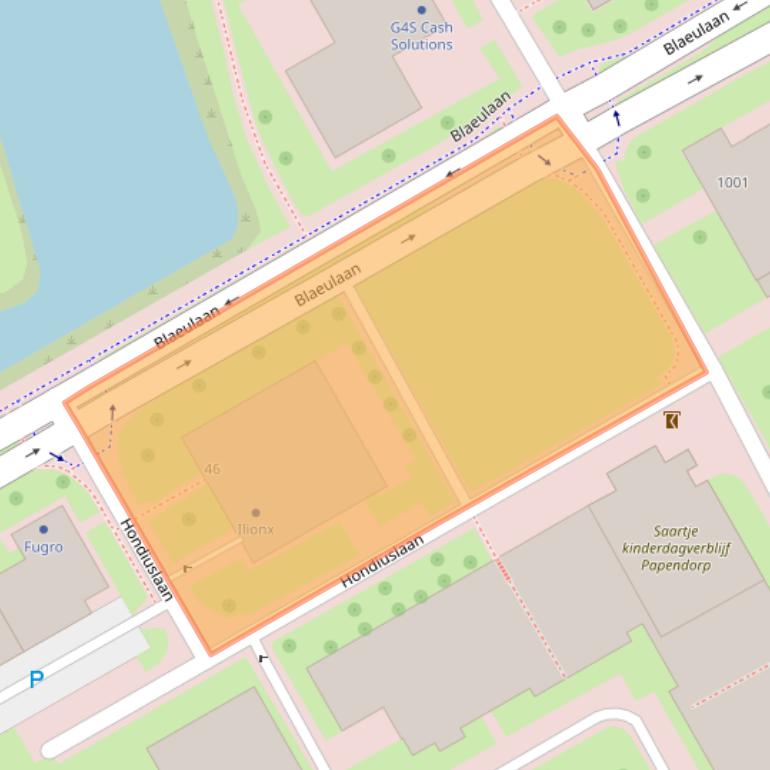 Kaart van postcodegebied 3528AB.