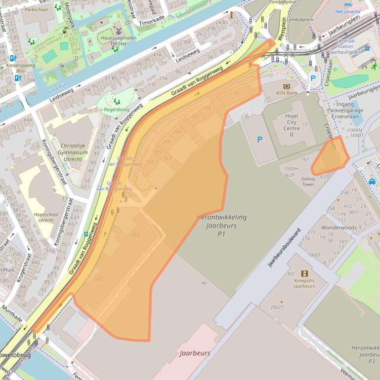 Kaart van postcodegebied 3531AH.