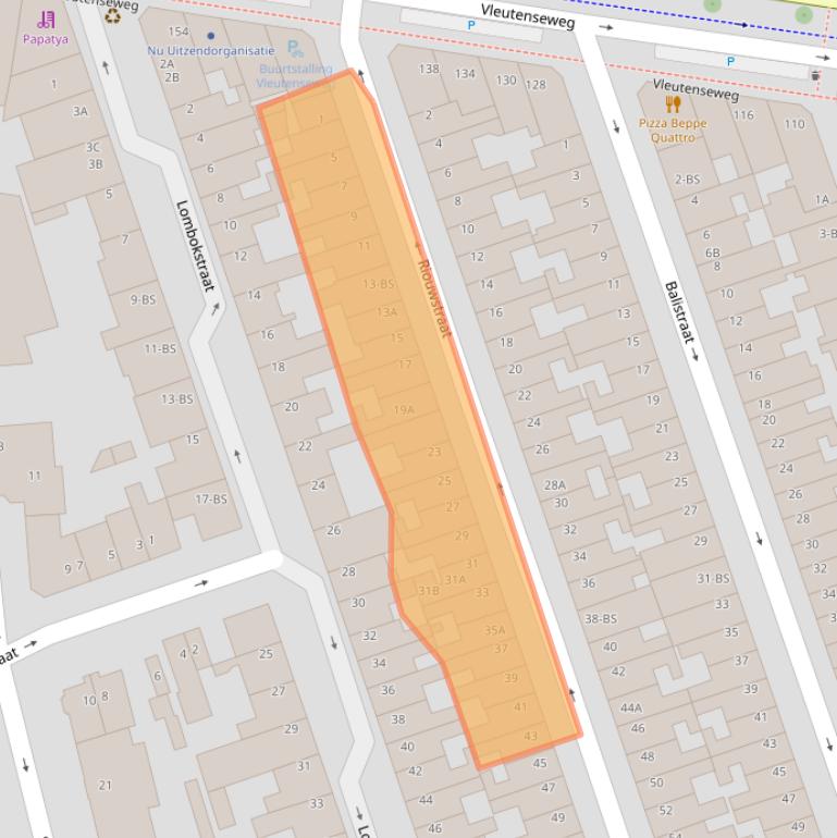 Kaart van postcodegebied 3531CT.