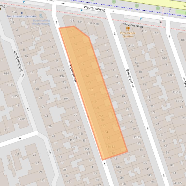 Kaart van postcodegebied 3531CX.