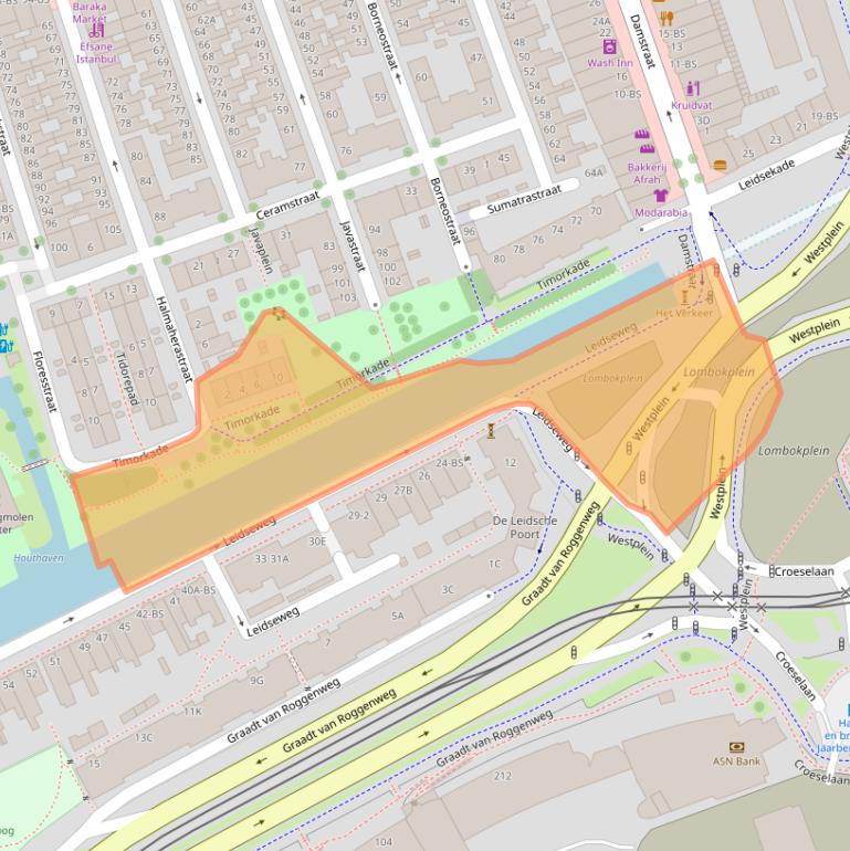 Kaart van postcodegebied 3531DE.