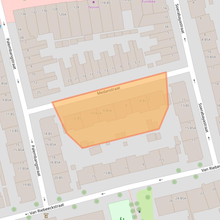 Kaart van postcodegebied 3531ED.