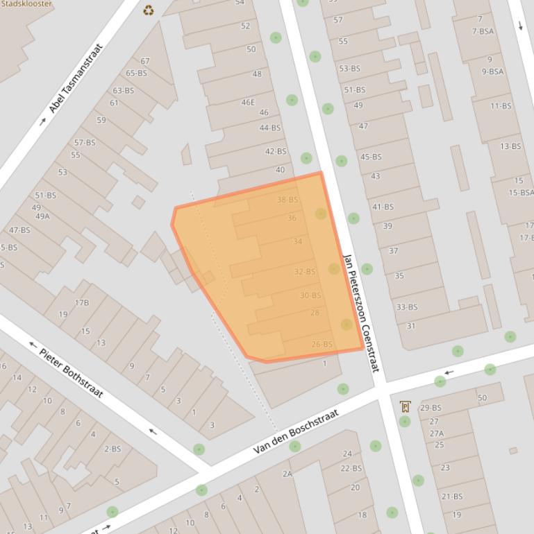 Kaart van postcodegebied 3531EV.
