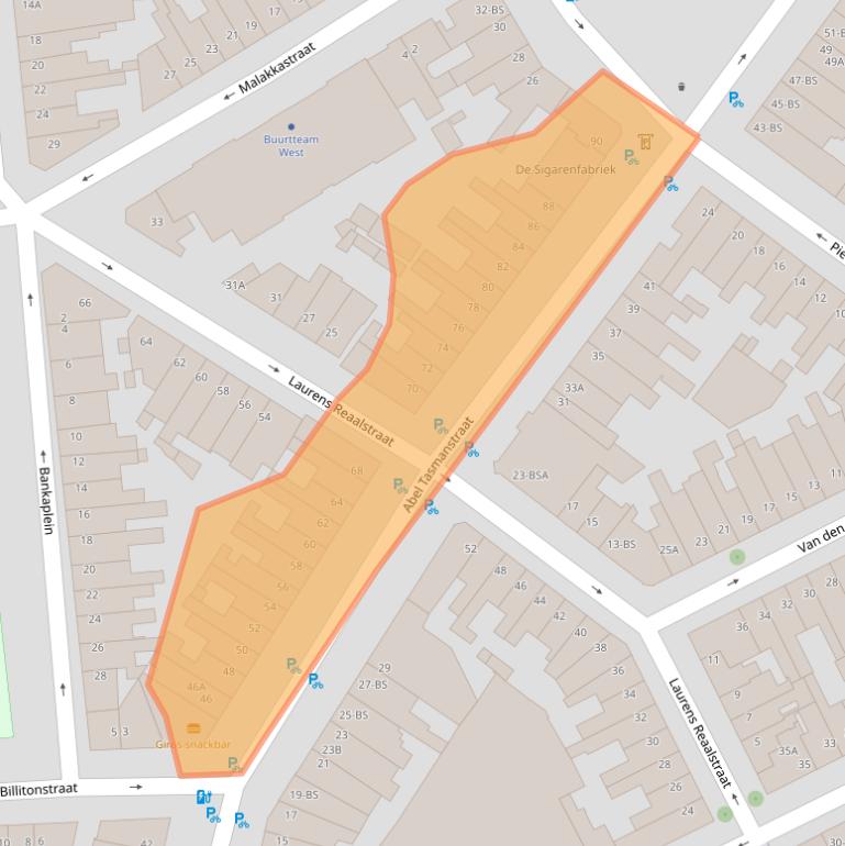 Kaart van postcodegebied 3531GW.