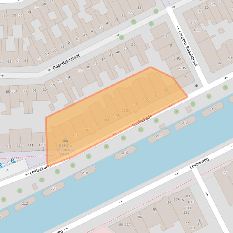 Kaart van postcodegebied 3531HC.