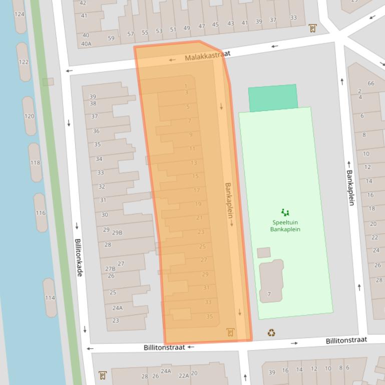 Kaart van postcodegebied 3531HK.