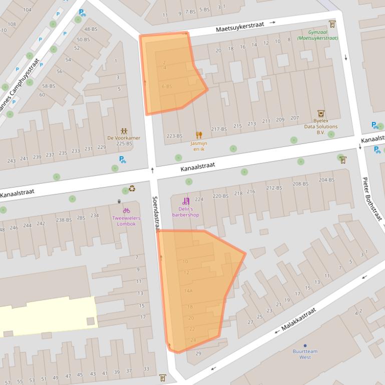 Kaart van postcodegebied 3531HP.