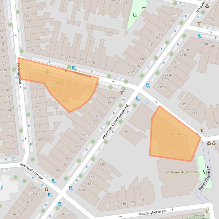 Kaart van postcodegebied 3531HW.