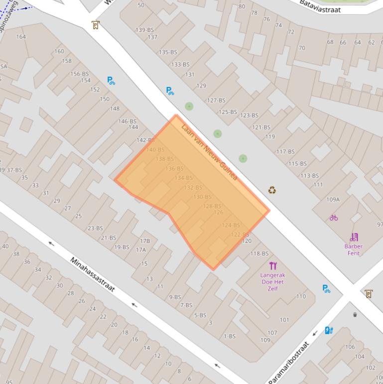 Kaart van postcodegebied 3531JP.