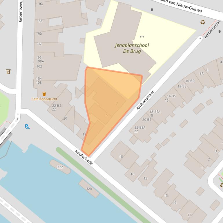 Kaart van postcodegebied 3531JS.