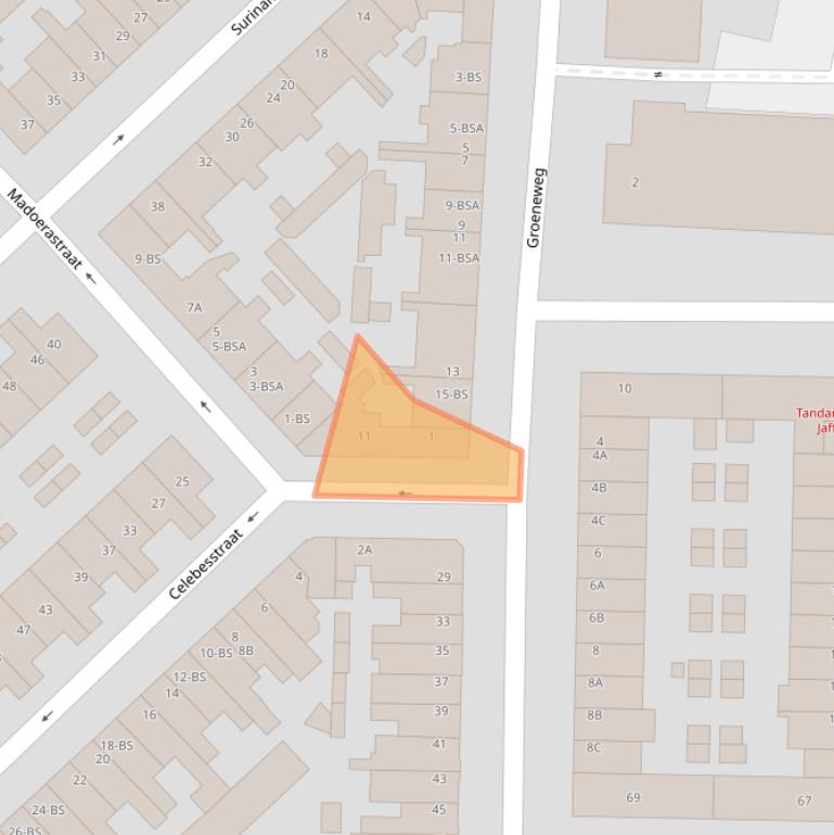 Kaart van postcodegebied 3531KA.