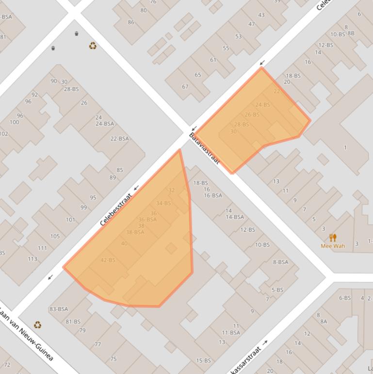 Kaart van postcodegebied 3531KD.