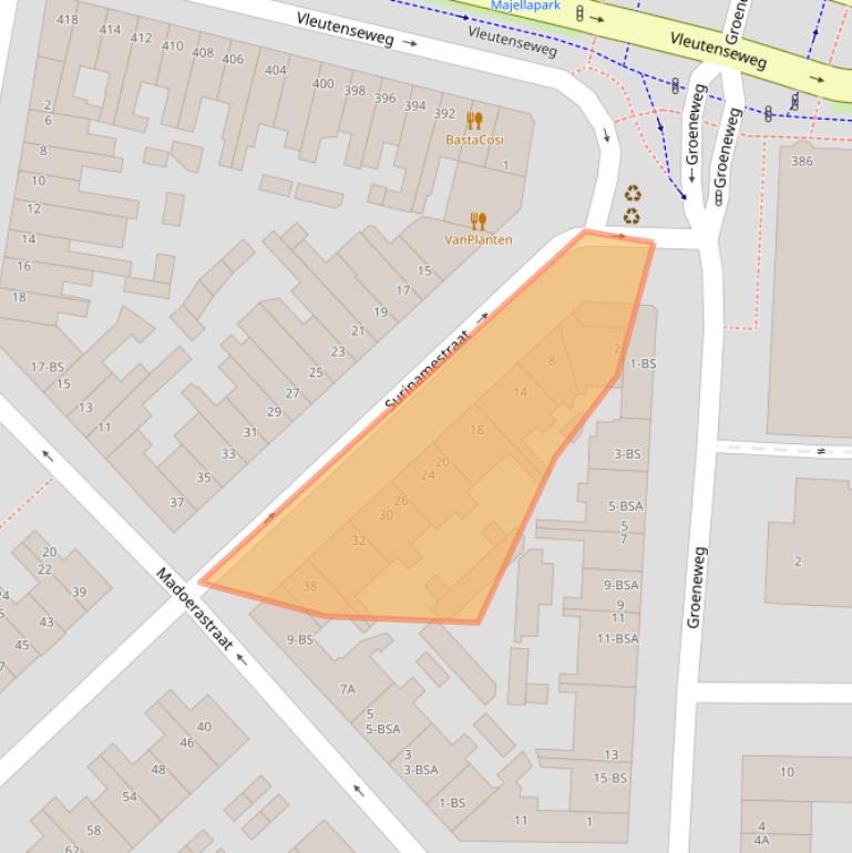 Kaart van postcodegebied 3531KL.