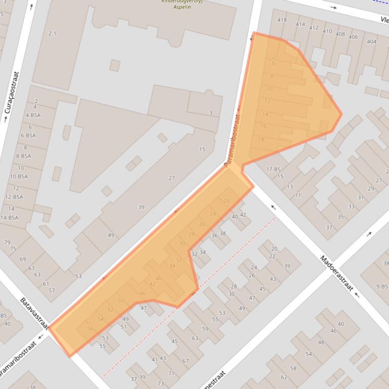 Kaart van postcodegebied 3531KS.