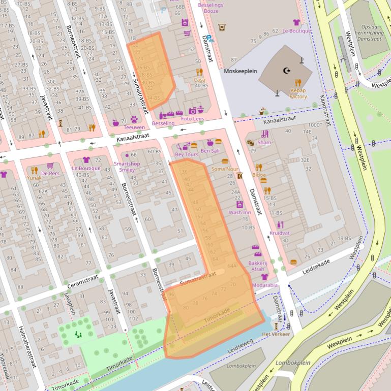 Kaart van postcodegebied 3531PD.