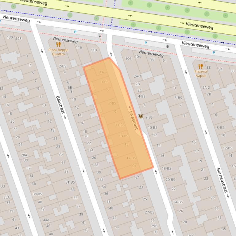 Kaart van postcodegebied 3531PL.