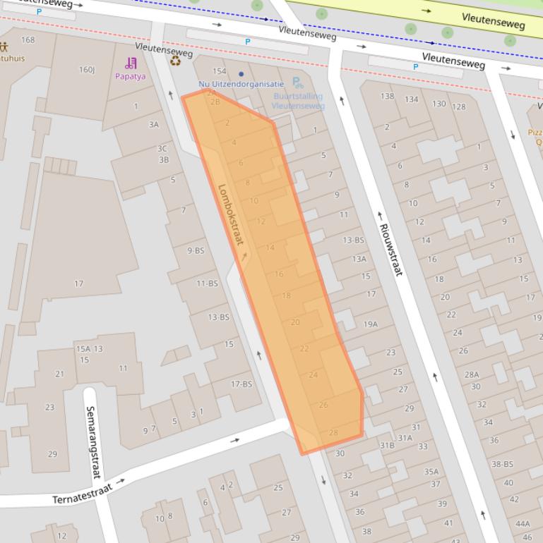 Kaart van postcodegebied 3531RD.