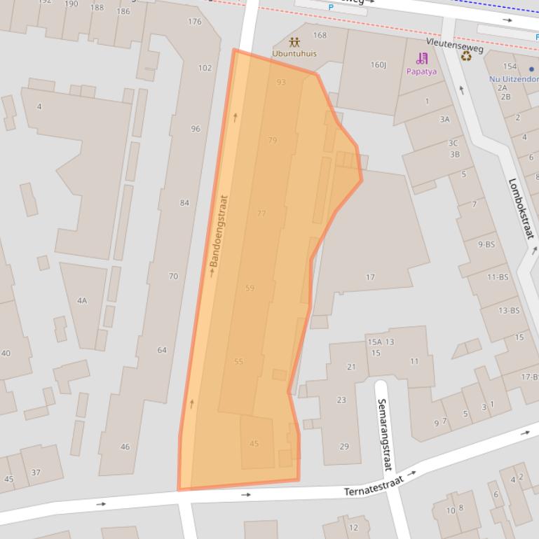 Kaart van postcodegebied 3531RL.
