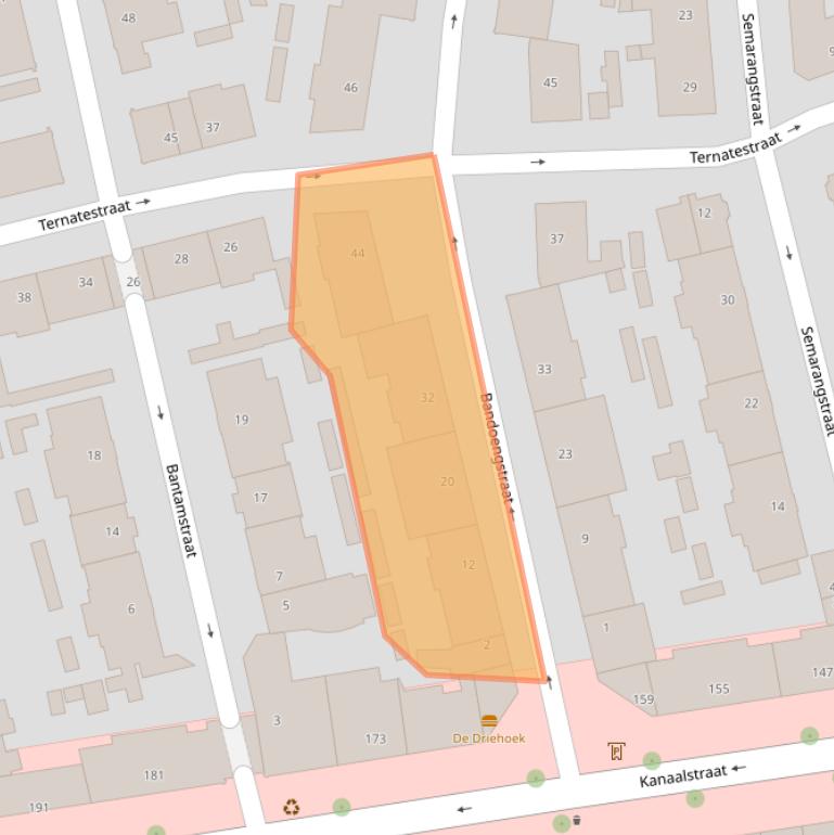 Kaart van postcodegebied 3531RM.