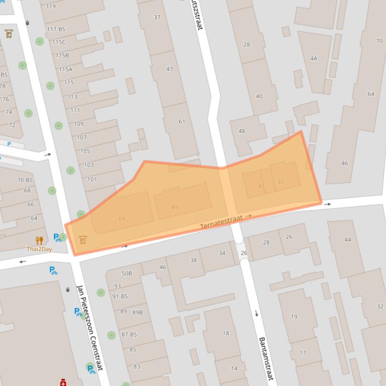 Kaart van postcodegebied 3531RX.