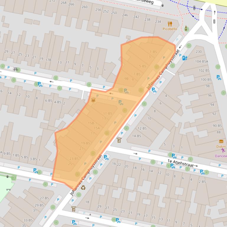 Kaart van postcodegebied 3531SB.