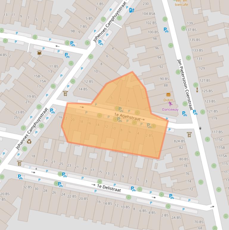 Kaart van postcodegebied 3531SK.