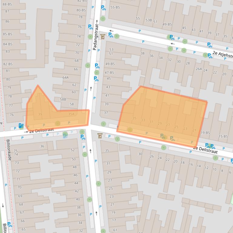 Kaart van postcodegebied 3531SX.